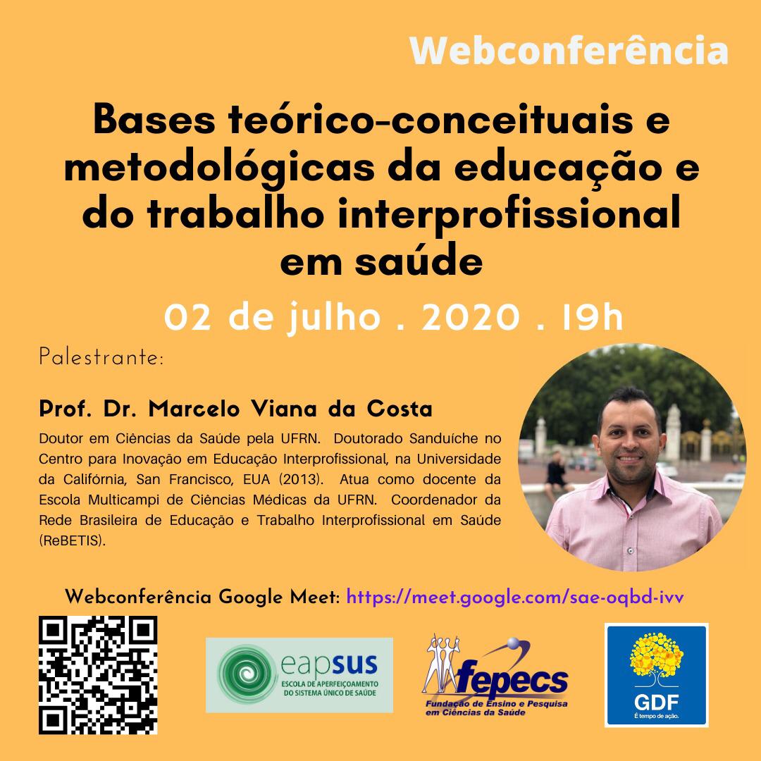 Webconferencia - Bases teórico-conceituais e metodológicas da