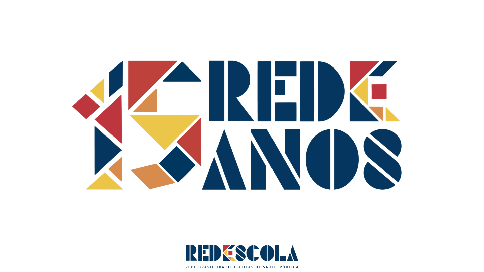 Selo comemorativo de 15 anos RedEscola!
